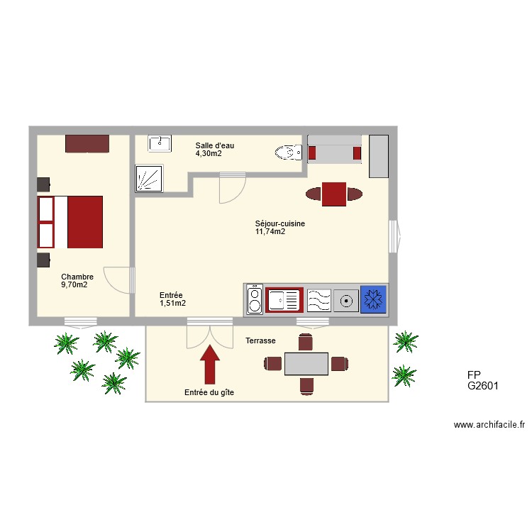 11G2601. Plan de 0 pièce et 0 m2