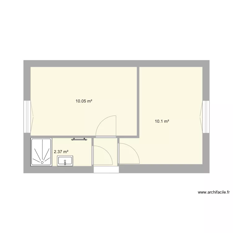 cloisonnement extension. Plan de cloisonnement extension. Plan de