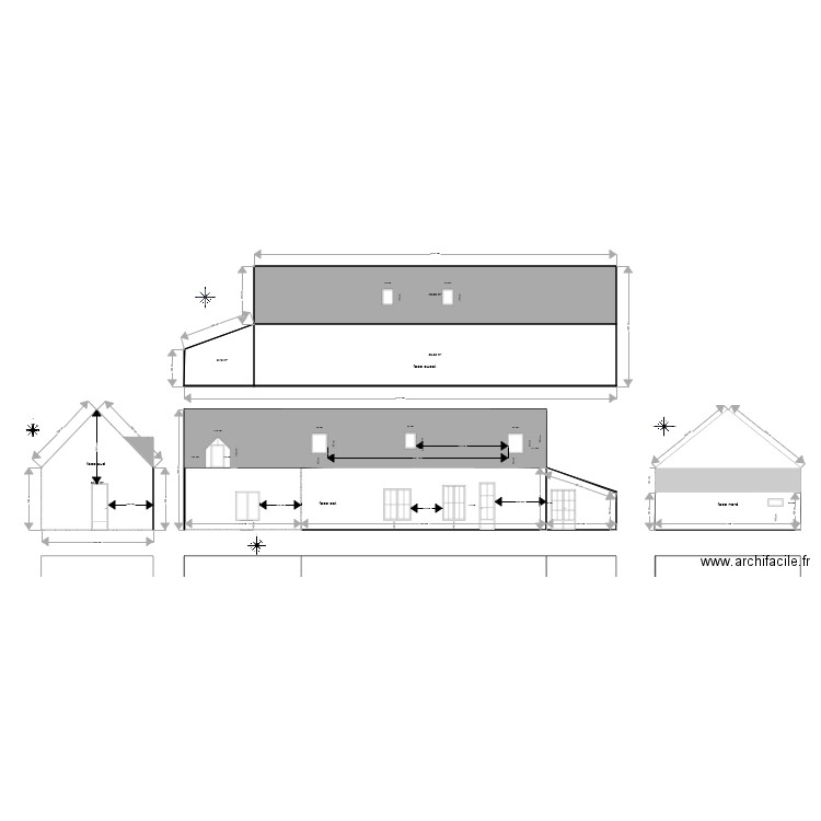 facade après. Plan de 0 pièce et 0 m2