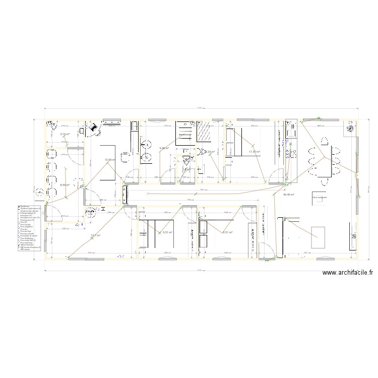 Maison elec. Plan de 0 pièce et 0 m2