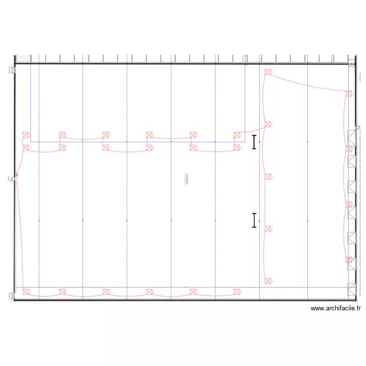Hangar. Plan de 