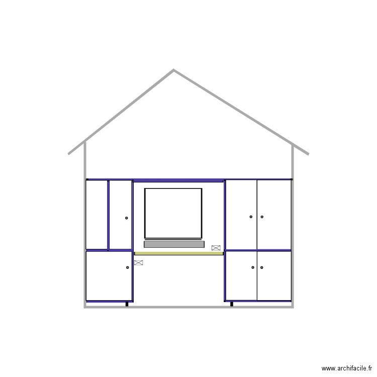 Meuble Cabanon. Plan de 0 pièce et 0 m2