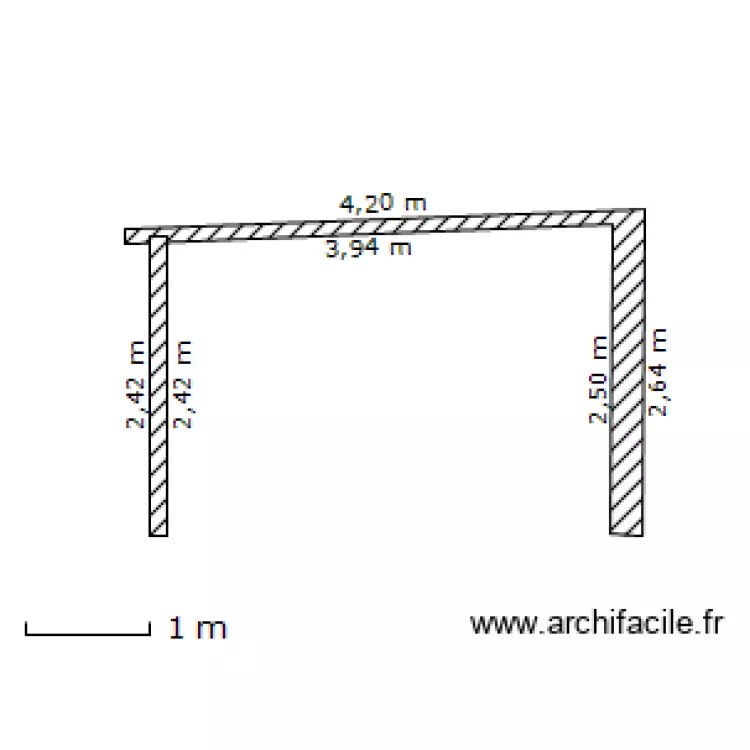 coupe abri prodister. Plan de 