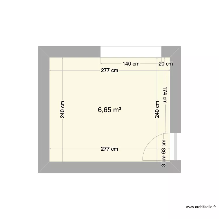 Cuisine Cav&eacute;e RDC Est. Plan de 