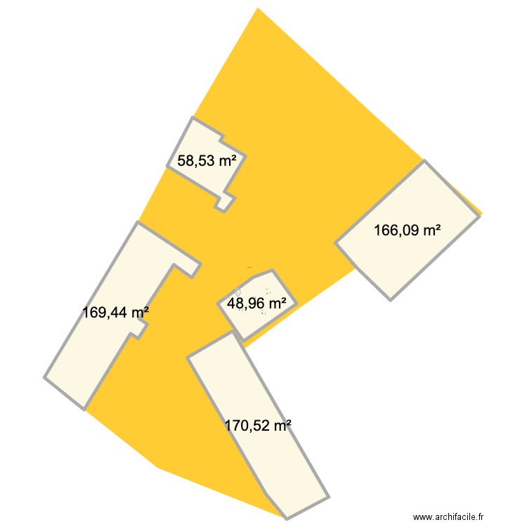 ermenonville cadastre 2. Plan de 5 pièces et 614 m2