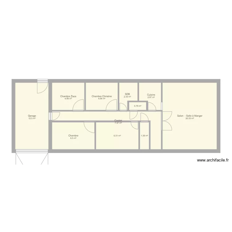 Boulaincourt. Plan de 