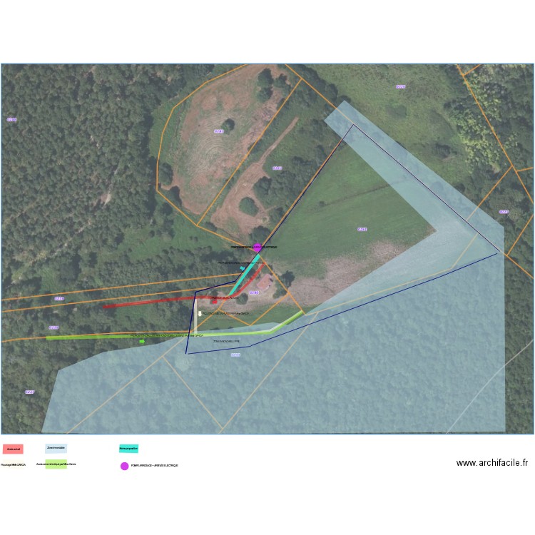 Plan accès Tuqueou. Plan de 0 pièce et 0 m2