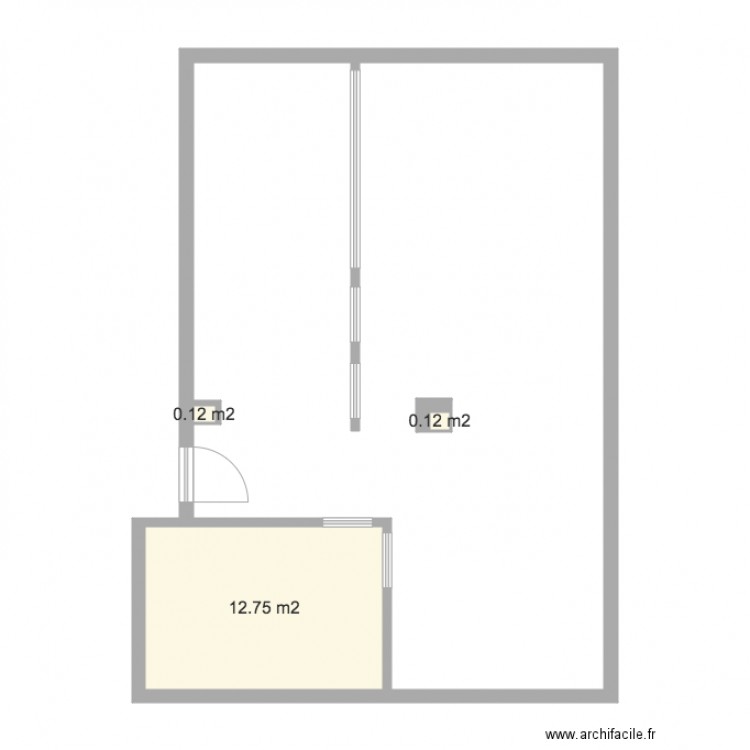 alaire appart nu. Plan de 0 pièce et 0 m2