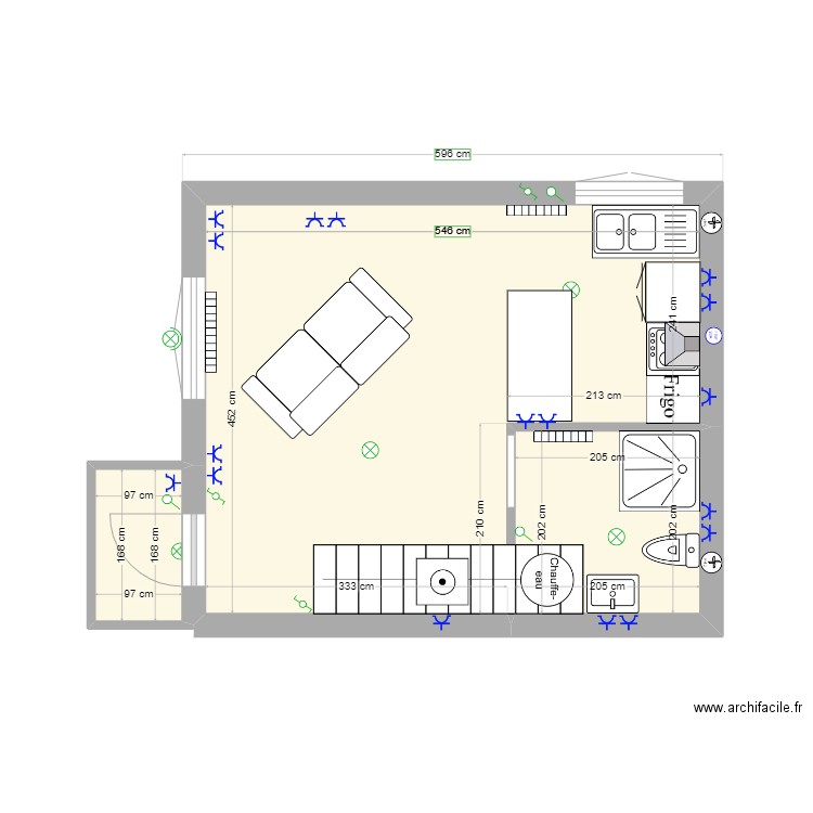 rdc Hino. Plan de 0 pièce et 0 m2
