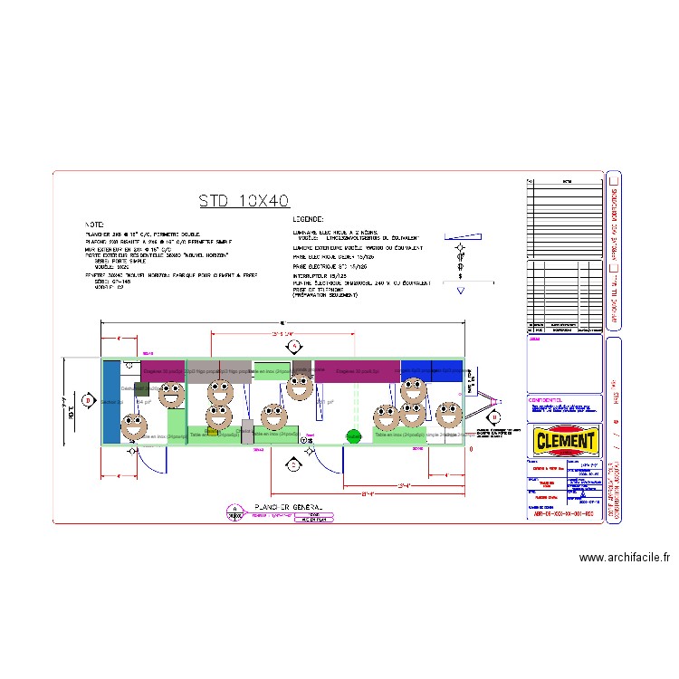 10x40 Samuel. Plan de 0 pièce et 0 m2