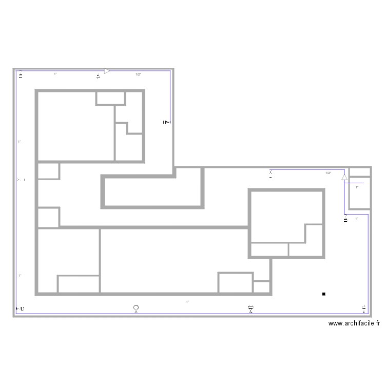 water gardening network. Plan de 18 pièces et 494 m2