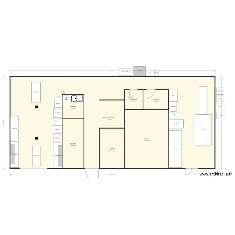 donze chaussin. Plan de 