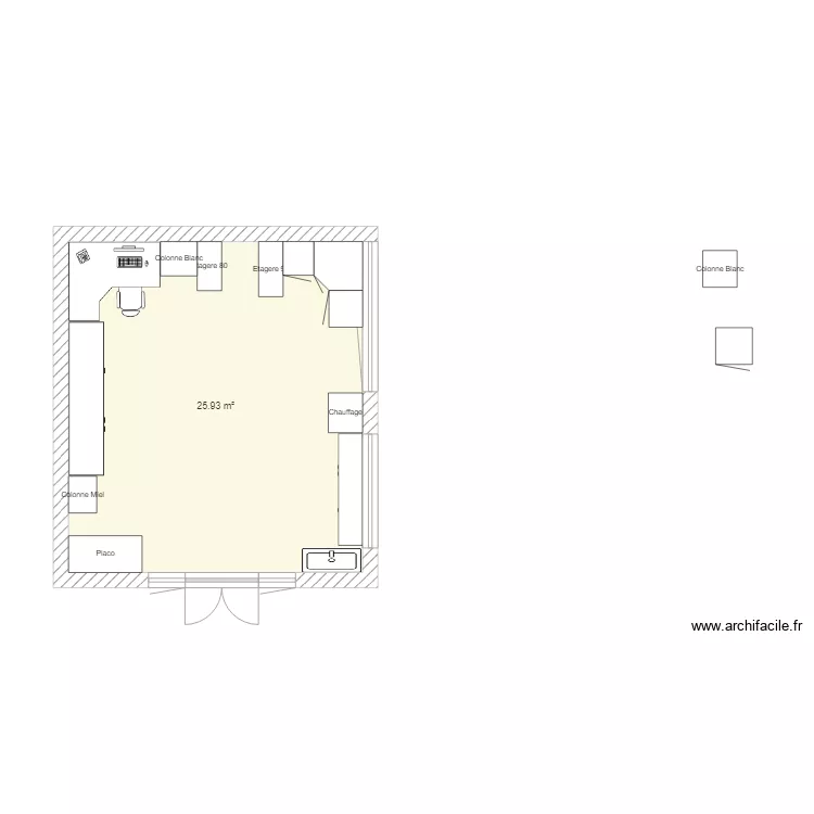 Dependance v1. Plan de 