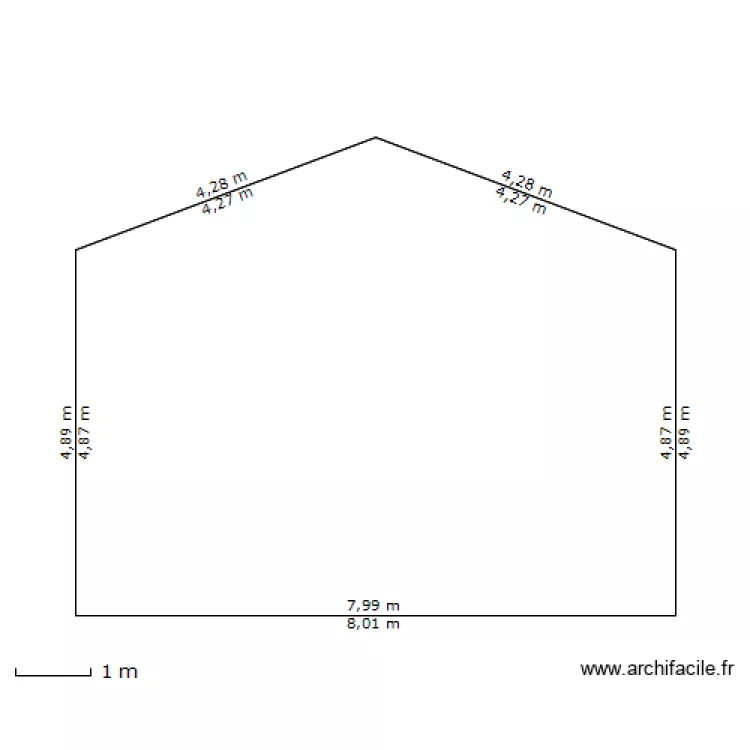 facade existant ouest pcm 5-1. Plan de 