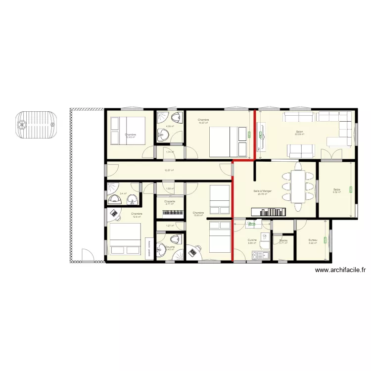 Plan CARAMA revu. Plan de 