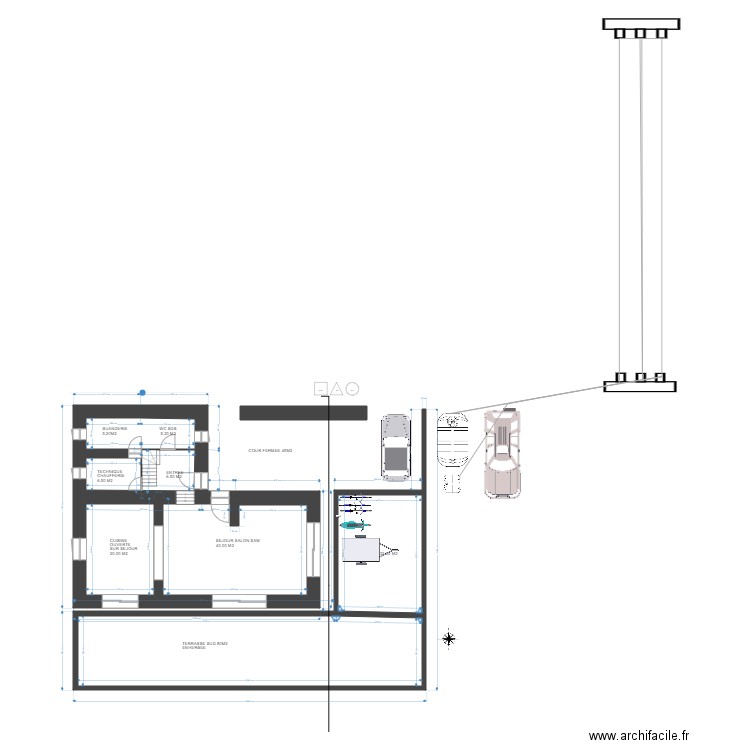 BERGERIE RDC FINAL. Plan de 0 pièce et 0 m2