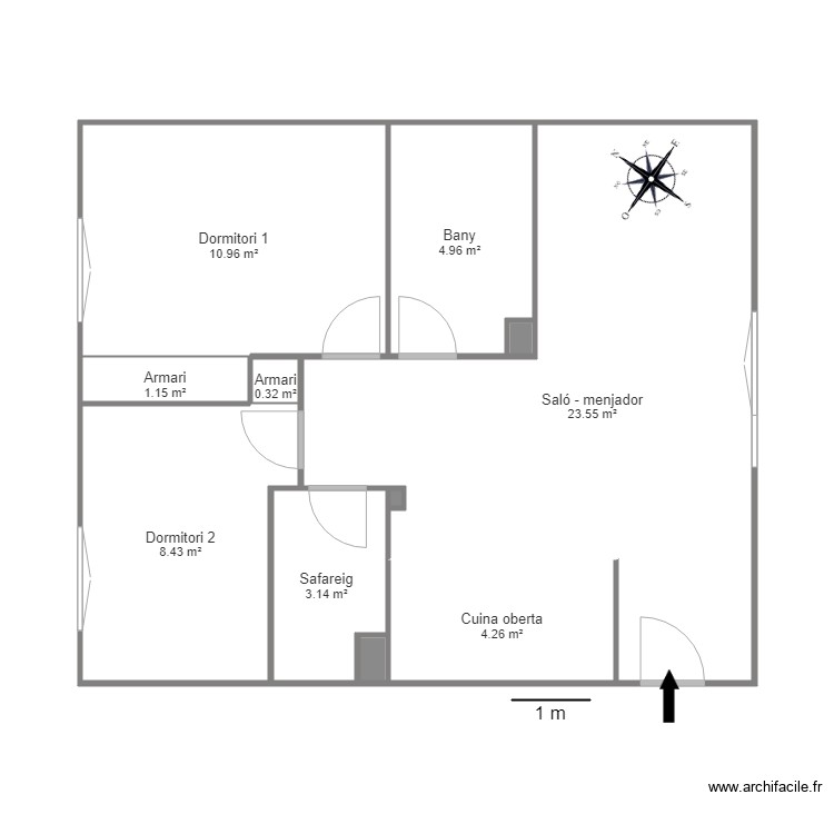 ED EL MEU POBLET BLOC 3 PLANTA C ARINSAL. Plan de 0 pièce et 0 m2