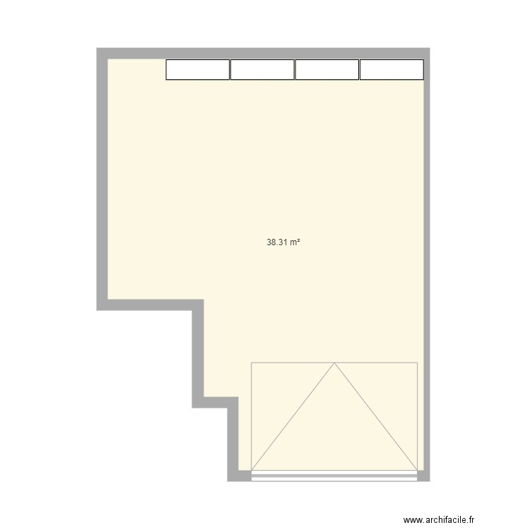 Garage. Plan de 0 pièce et 0 m2