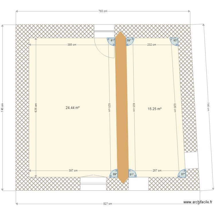 Pascal et Emilie. Plan de 0 pièce et 0 m2