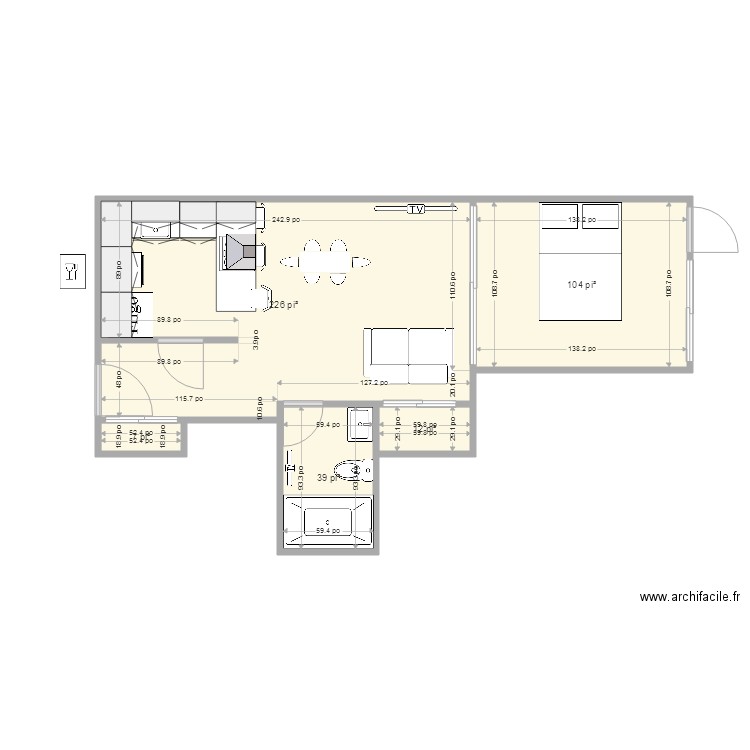 6485 App 20 modifier A. Plan de 0 pièce et 0 m2