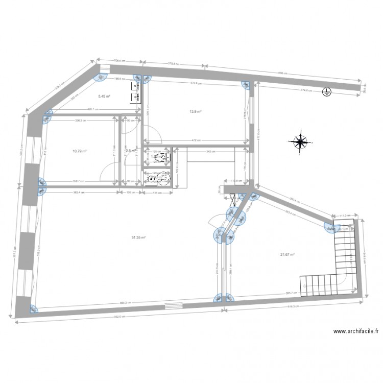 2ch grande cuisine 2. Plan de 0 pièce et 0 m2