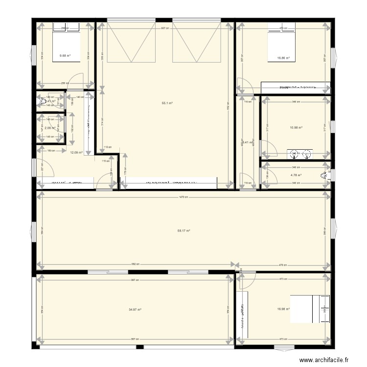 PLAN MAISON PAPA 2. Plan de 0 pièce et 0 m2