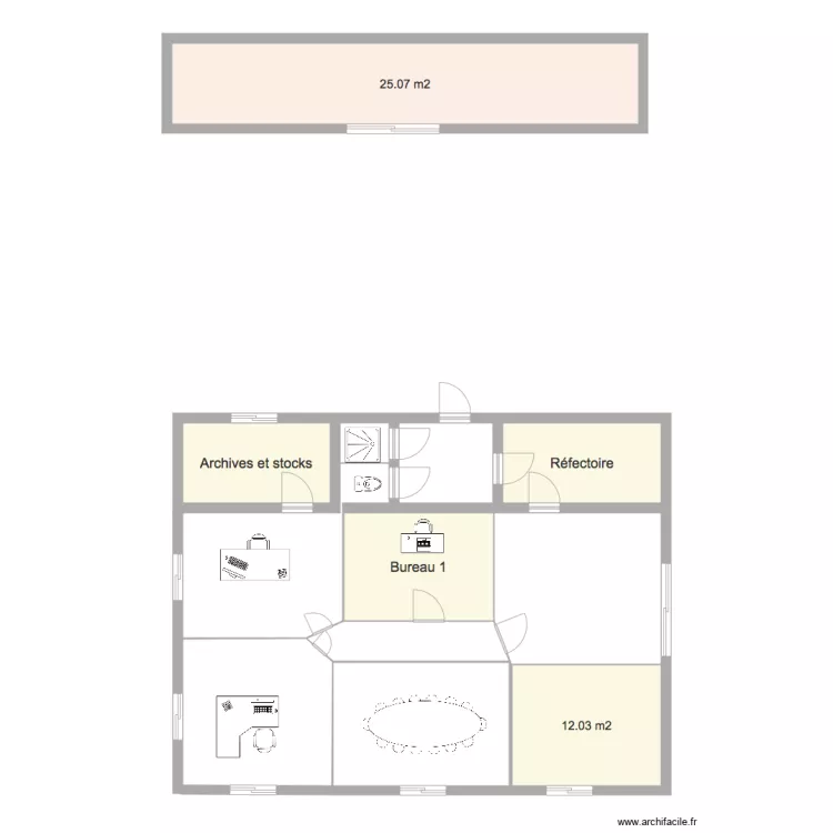 via location. Plan de 