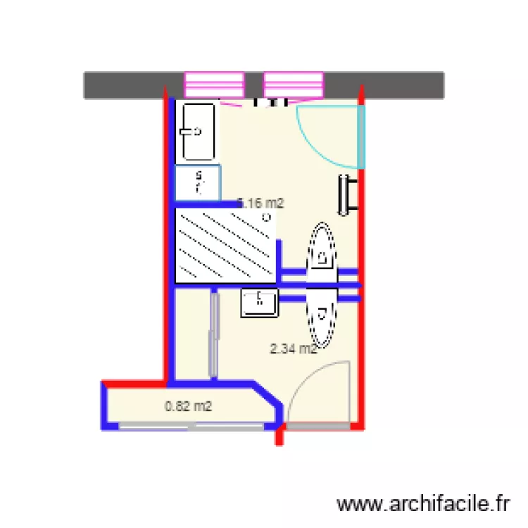 PROJET SALLE DE BAIN. Plan de 