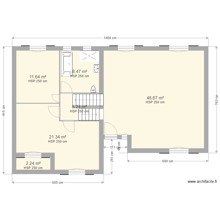 maussane 1. Plan de 0 pièce et 0 m2