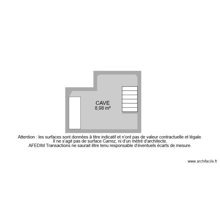 BI7551 CAVE. Plan de 0 pièce et 0 m2