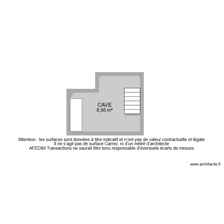 BI7551 CAVE. Plan de 