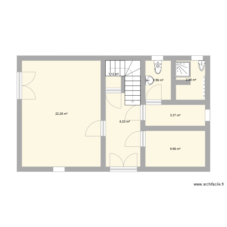 maisonRDC. Plan de 0 pièce et 0 m2