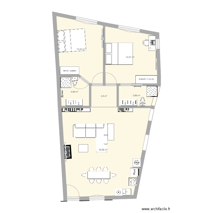 Saint Paul 13. Plan de 0 pièce et 0 m2