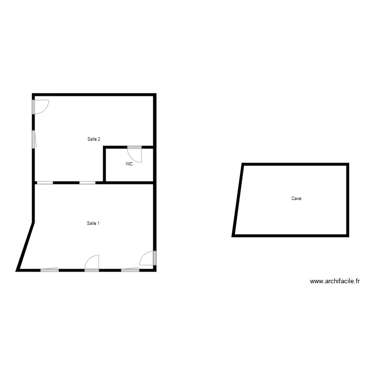 ROCHER geveze. Plan de 