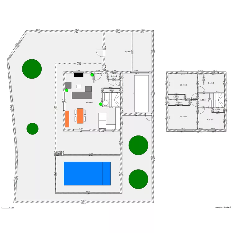 pourguitard. Plan de pourguitard. Plan de