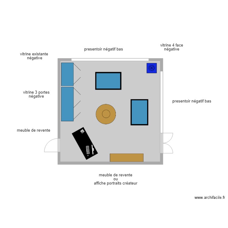glaceitt. Plan de 0 pièce et 0 m2