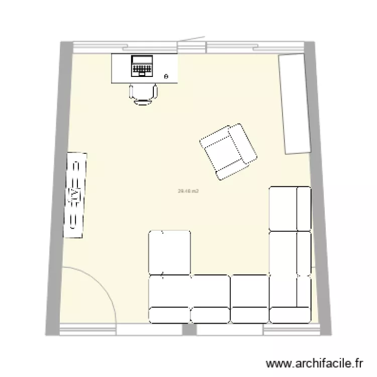 plan common room. Plan de 