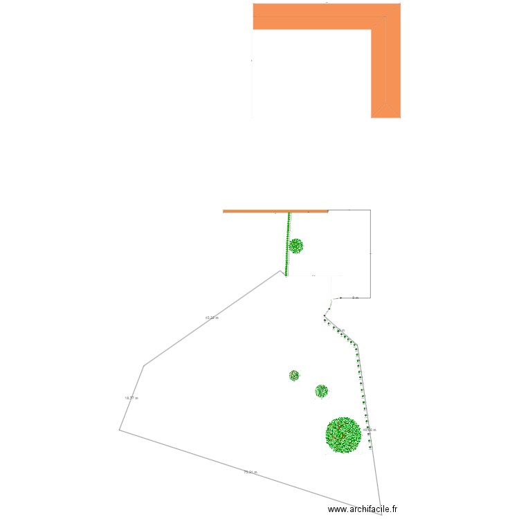 Plan Jardin. Plan de 0 pièce et 0 m2