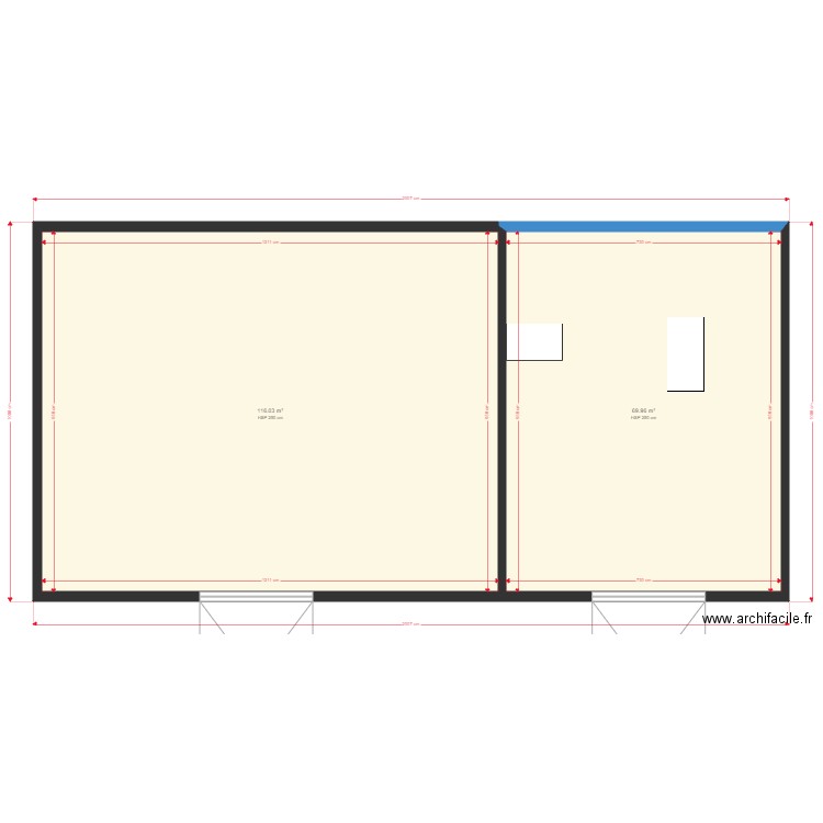 atelier. Plan de 0 pièce et 0 m2