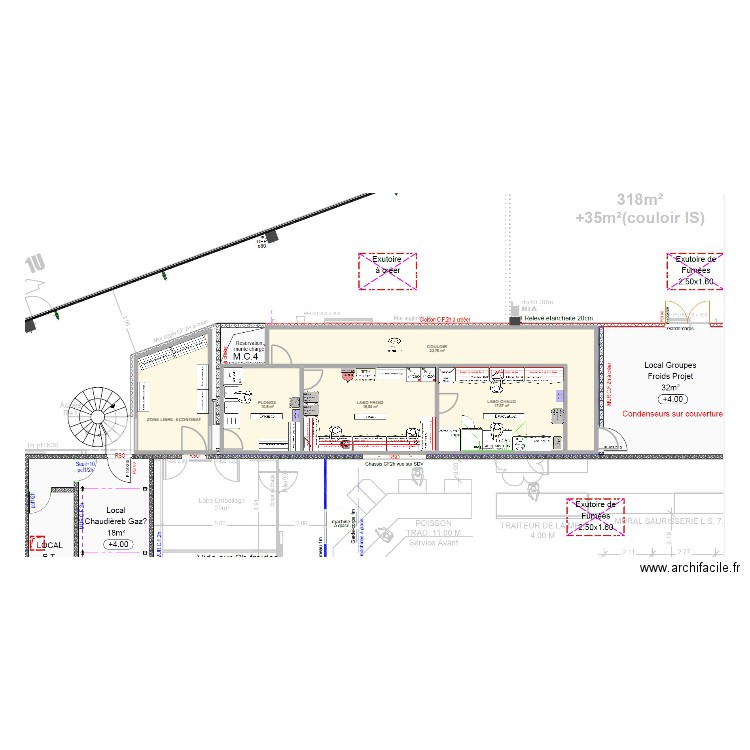 LA MOTTE SERVOLEX V2. Plan de 5 pièces et 83 m2
