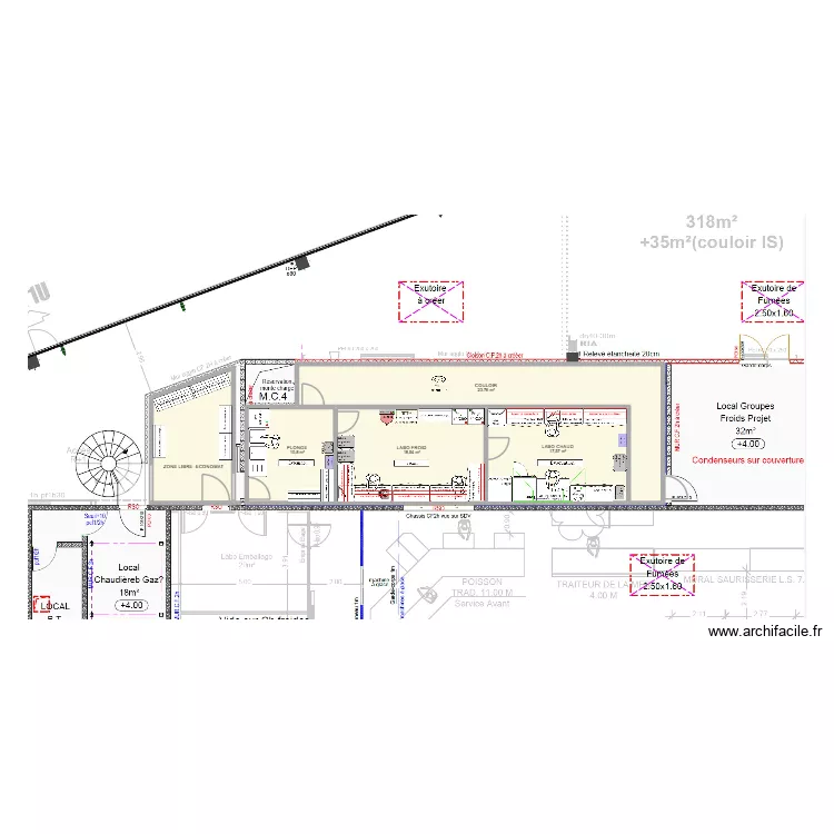 LA MOTTE SERVOLEX V2. Plan de 