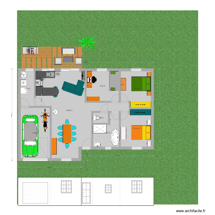 Plan Plain pied RP final bis. Plan de 