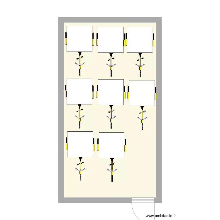 madeleine gar. Plan de 