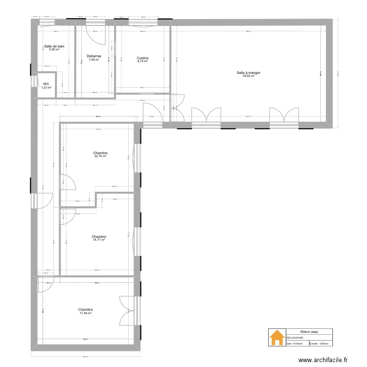 Papi. Plan de 0 pièce et 0 m2