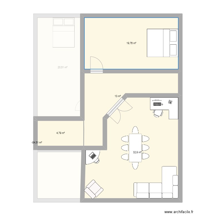 maison galofaro. Plan de 18 pièces et 443 m2