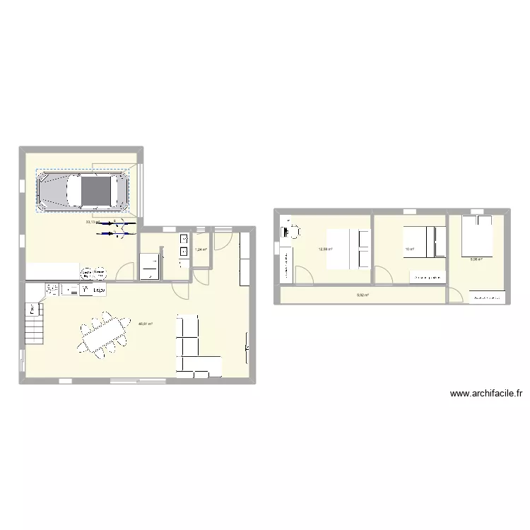 maison2. Plan de 