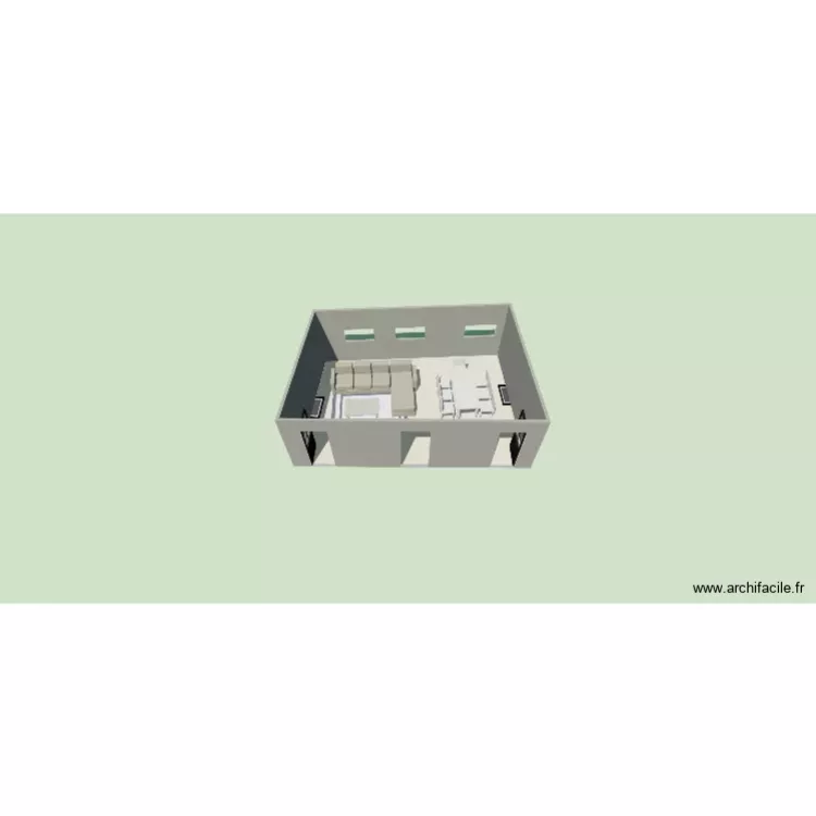 V2 CLEAN. Plan de 1 Pièce et 36 m² V2 CLEAN. Plan de 1 Pièce et 36 m²