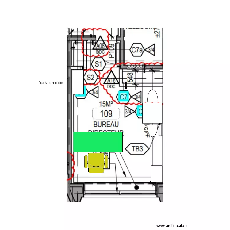VT_109_Bur_Dir_table30po_CONF3. Plan de 