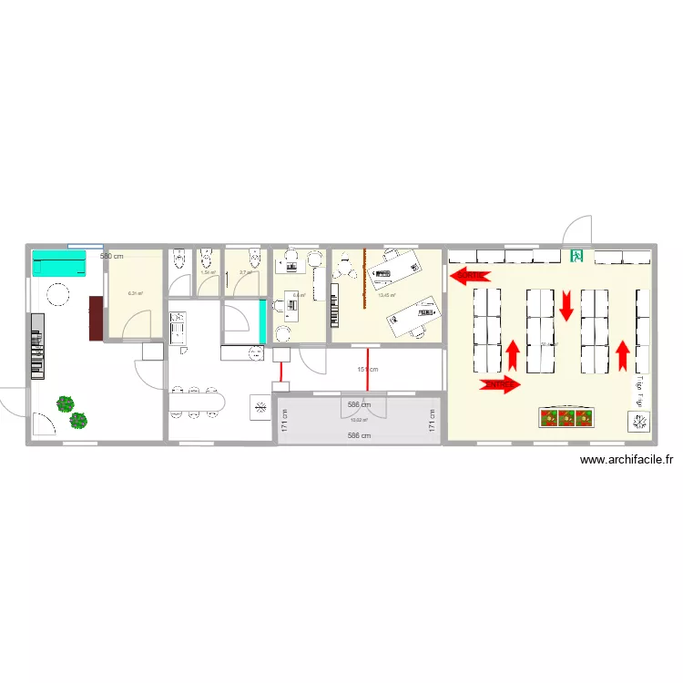 Maison Saint Etienne intérieure V3. Plan de Maison Saint Etienne intérieure V3. Plan de