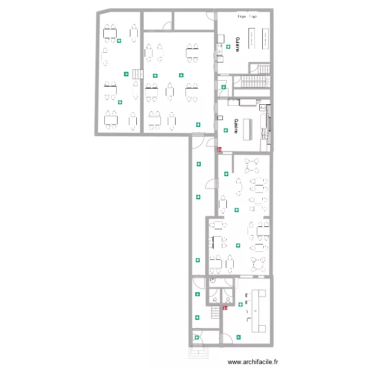 Restaurant Capucins Plan Cheminement extérieur 2. Plan de Restaurant Capucins Plan Cheminement extérieur 2. Plan de